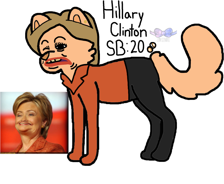 Hillary Clinton Auction By Jonsenpai - Cartoon (1024x768)
