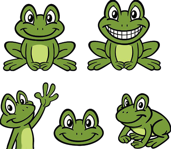 Frog Cartoon Clip Art - Frog Cartoon Clip Art (596x519)