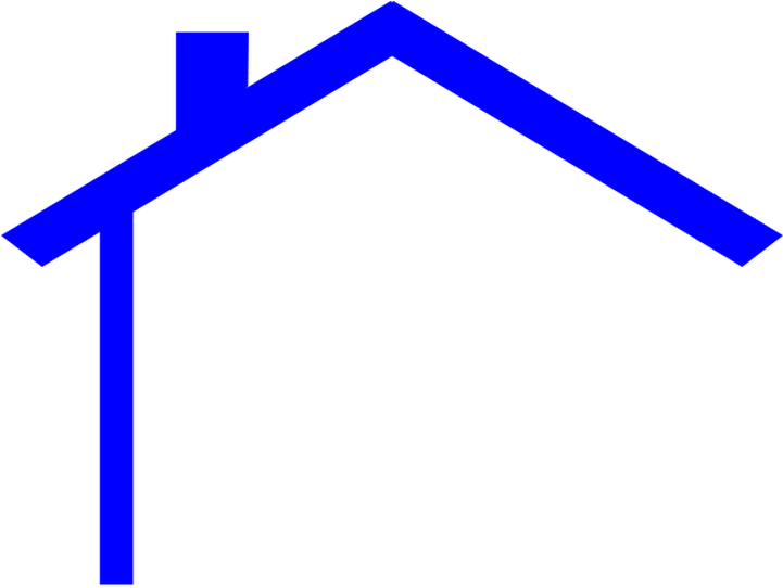 Rooftop Clipart Free - House Outline Clipart (720x553)