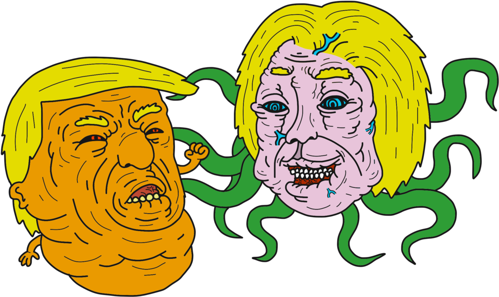 Charybde Et Scylla / Fin 2016 / Caricature Par Ploomutoo - Hillary Clinton (1024x768)