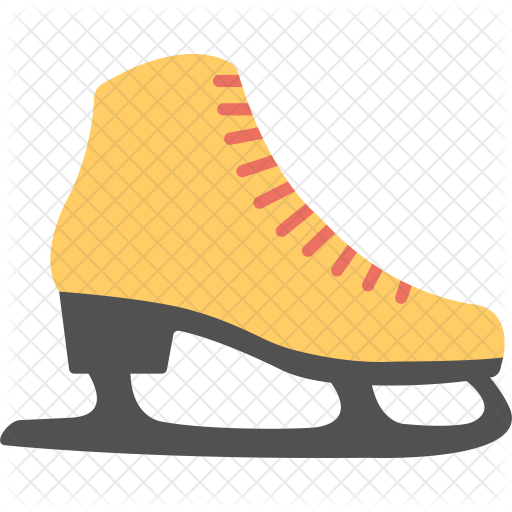 Skate Shoes Icon - Figure Skate (512x512)