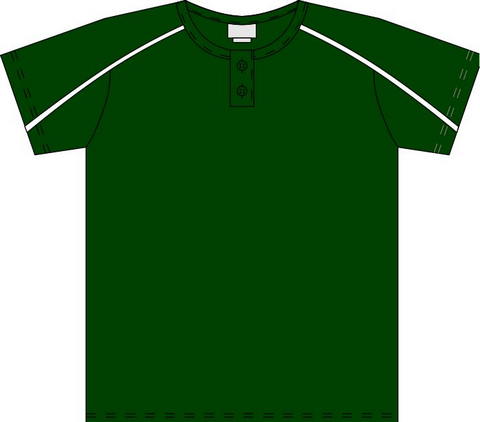 Two Button Baseball Jersey Customized - Active Shirt (480x422)