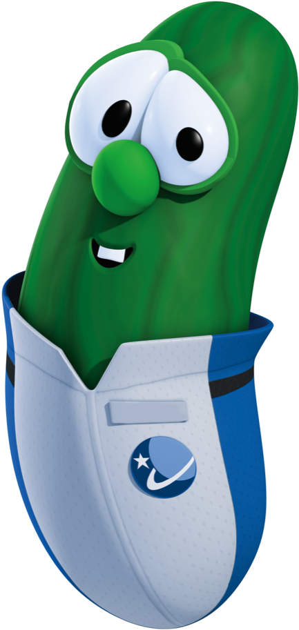 Wmns Vt Larry Space Suit - Veggietales Veggies In Space (582x1000)