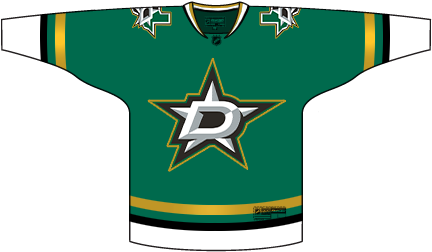 Dallas Stars Jersey Concept 2 By Pd Black Dragon - Dallas Stars Concept Jersey (568x477)