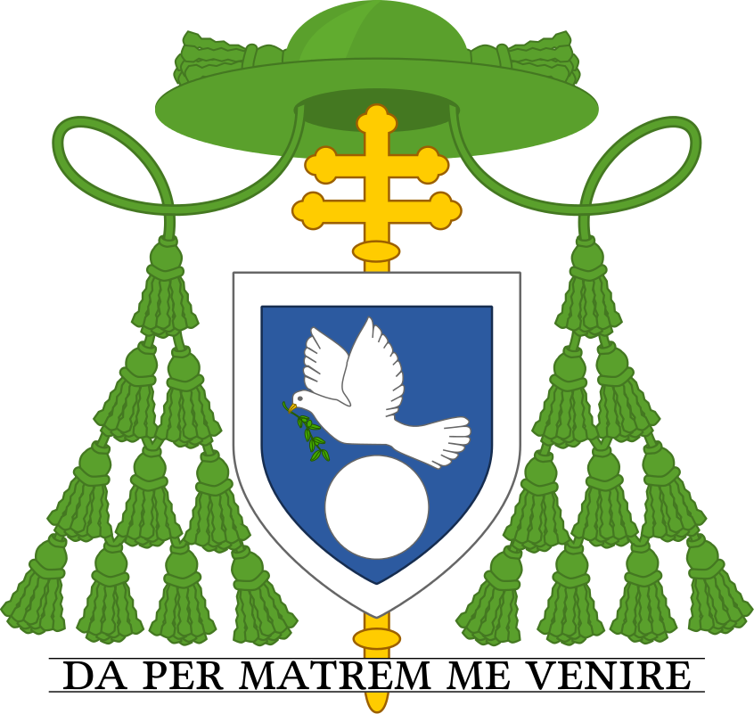 There Must Be A Woman In The Life Of A Priest - Fulton Sheen Crest (846x801)