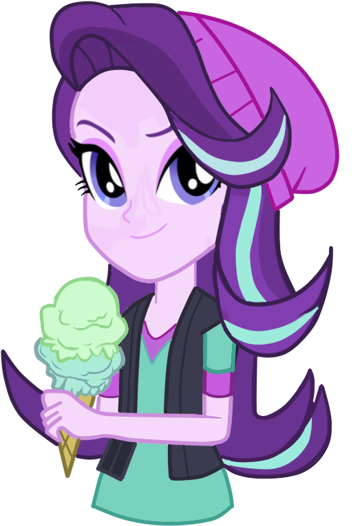Starlight Glimmer Having Ice Cream By Cypressart174 - Ice Cream (640x1040)