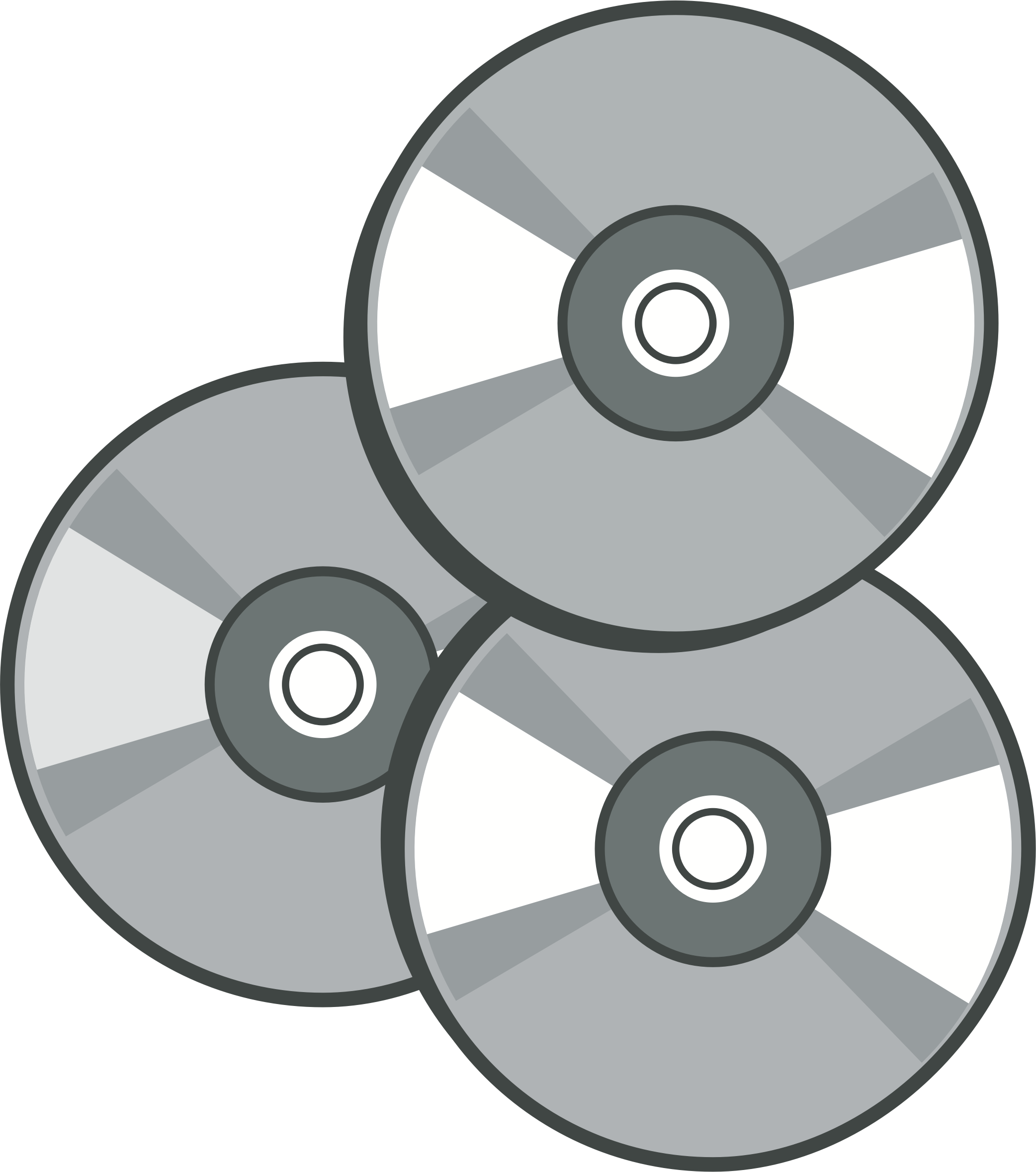 Big Image - Cds Clipart (2084x2358)