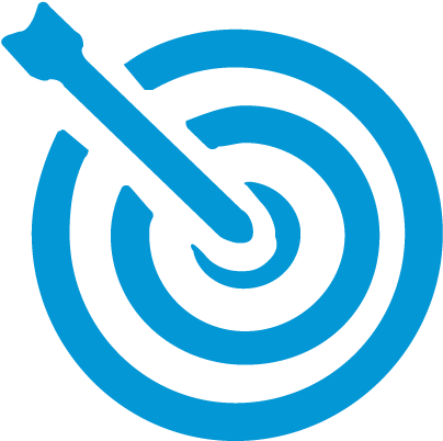 Objective Clipart Objective Clipart Objective Clipart - Bullseye Clip Art Blue (415x415)