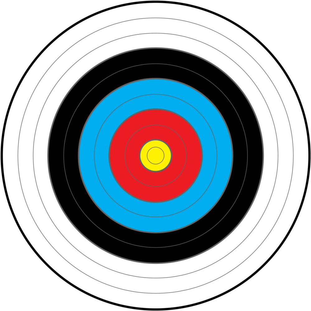 Bullseye Clipart - Target Archery (1024x1024)