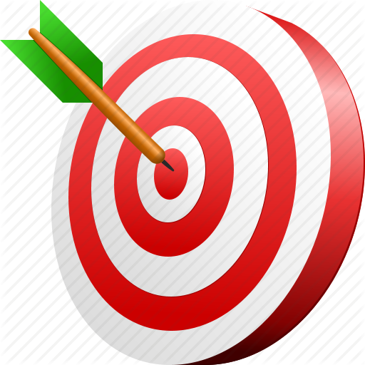 Target Clipart Aim Target - Target Icon Vector Png (512x512)