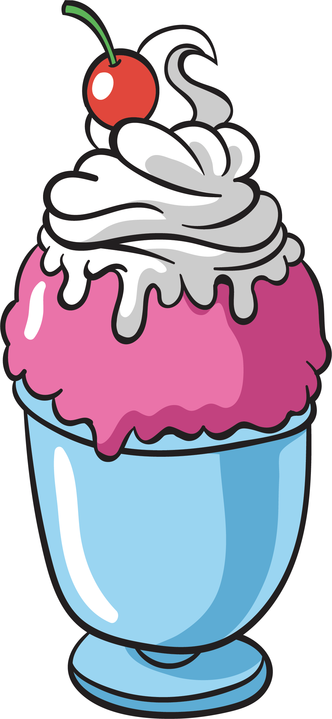 Snow Cream Clip Art - Snow Cream Clip Art (1118x2421)