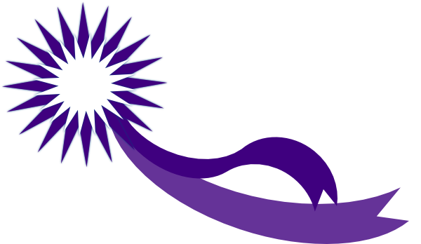 Purple Award Ribbon Clip Art - Award Ribbon Png (600x348)