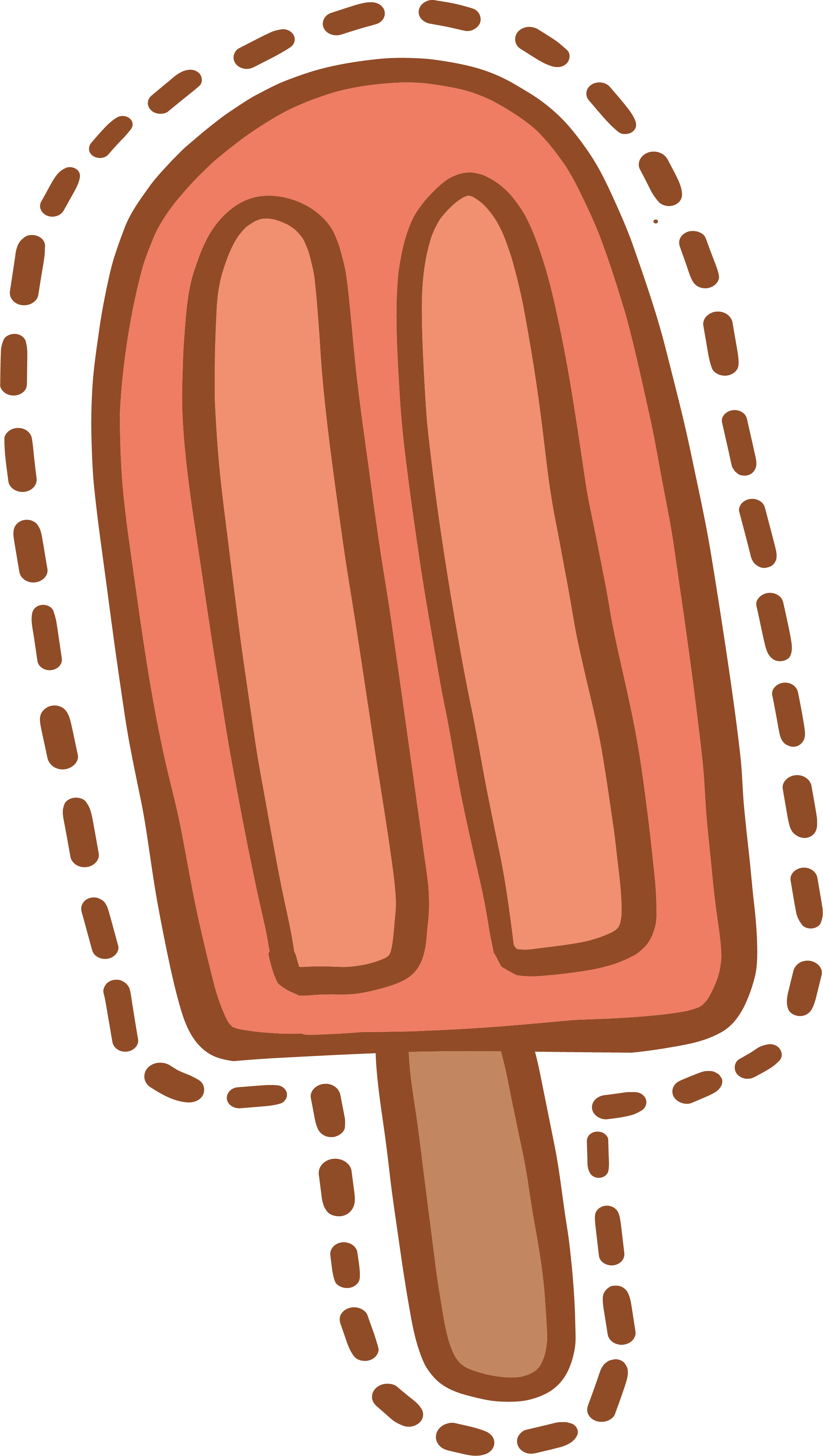 Ice Cream Ice Pop Illustration - Ice Cream Ice Pop Illustration (2411x4262)