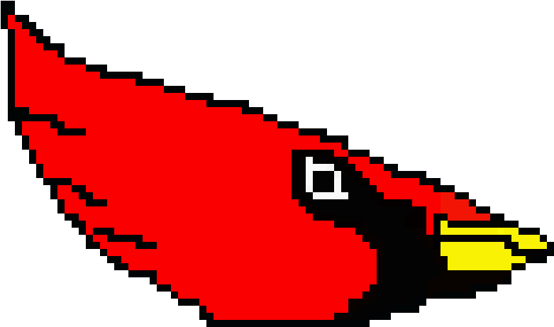 My Arizona Cardinals Pixel Picture - Cardinal Pixel Art (860x540)