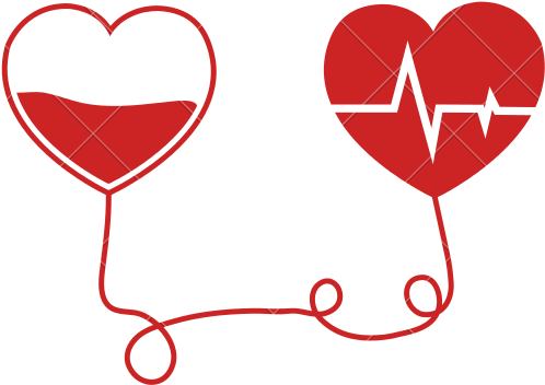 Blood Donation Hearts Vector - Blood Donation Vector Png (550x550)