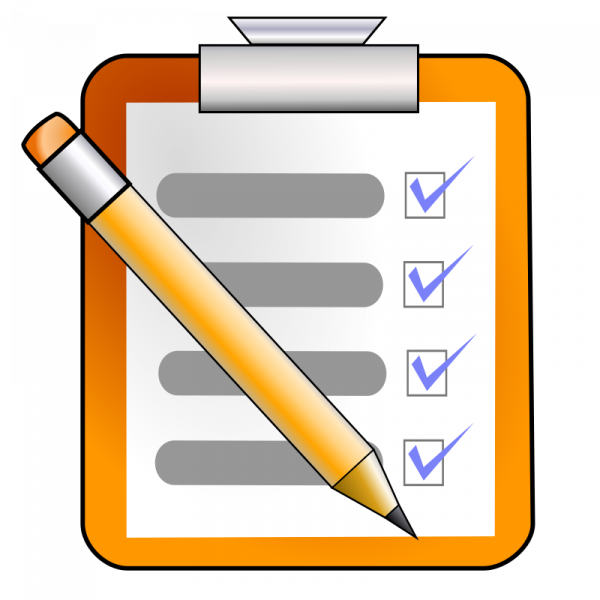Imagen Noticia - Checklist Clipart Png (600x600)