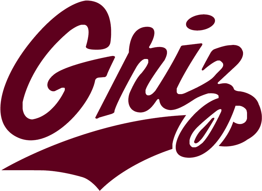 Griz Wordmark - University Of Montana Griz Logo (863x631)