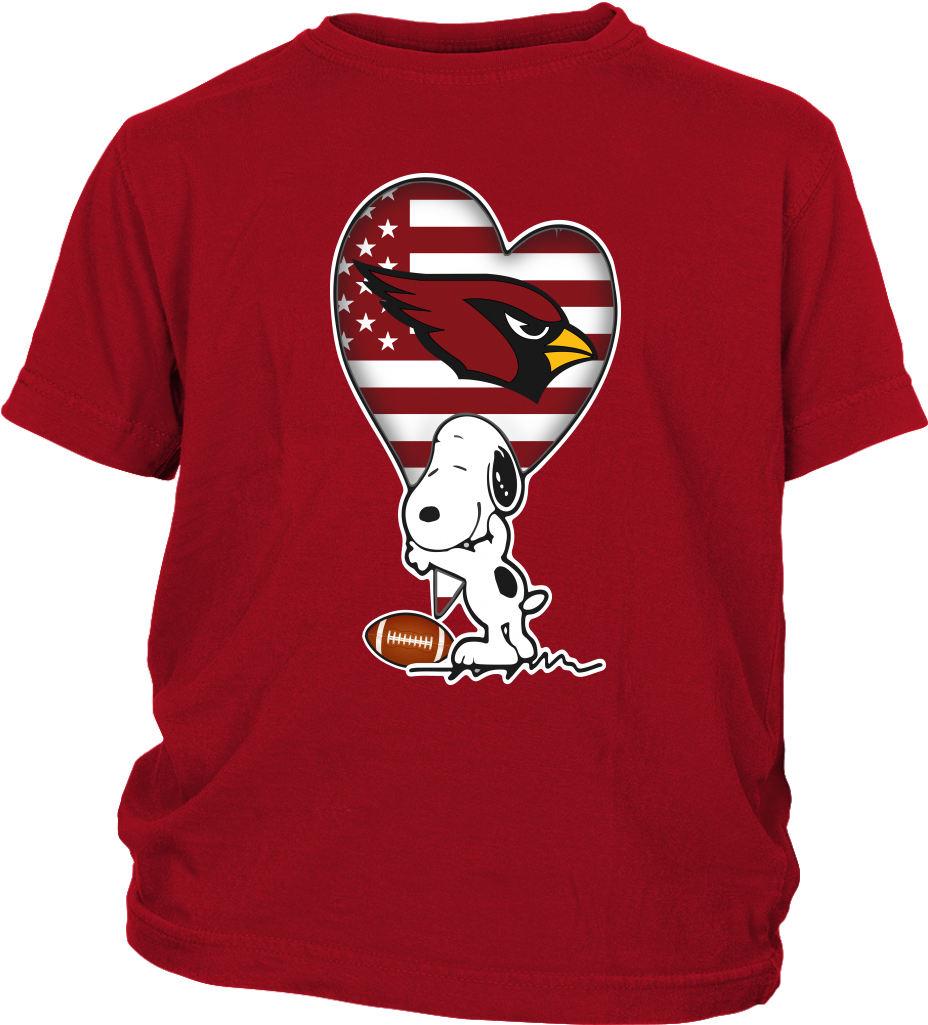 Arizona Cardinals Snoopy Football Sports Shirts - Kids Atlanta Rise Up (1024x1024)