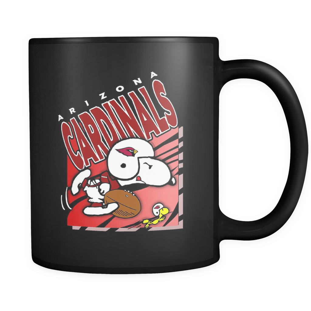 Arizona Cardinals Football Woodstock And Snoopy Mug - Mug (1024x1024)