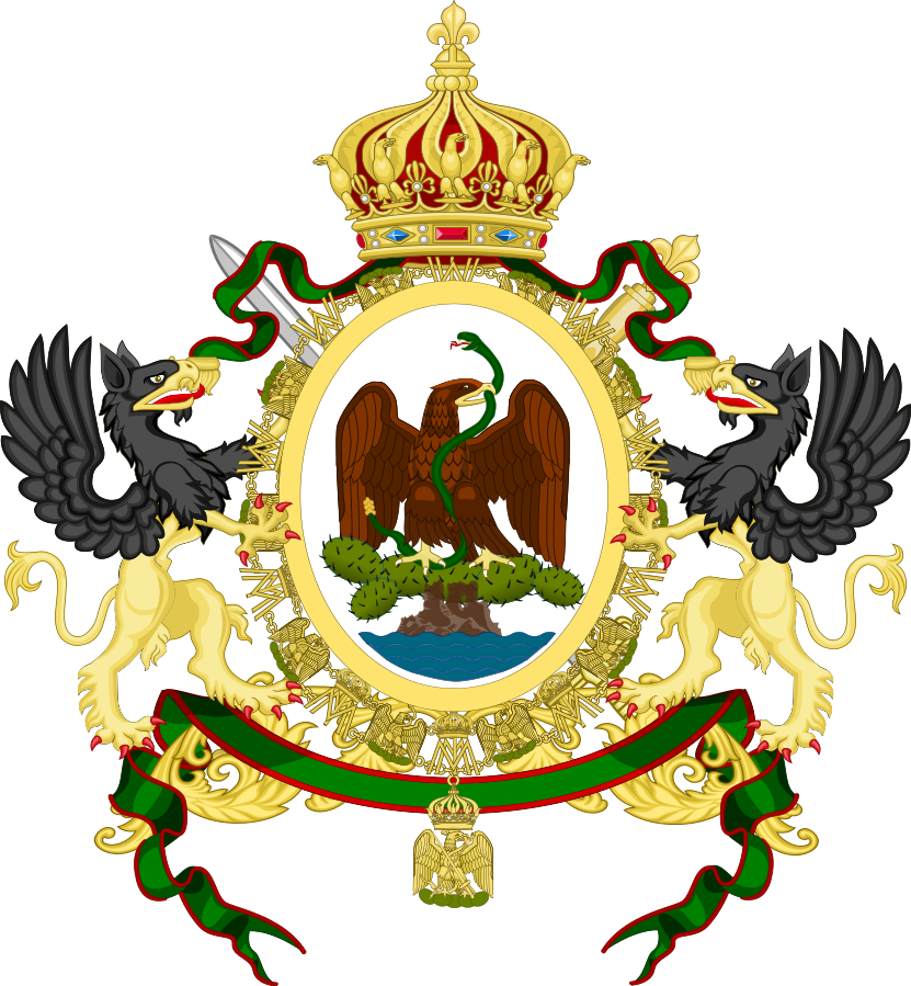 México Wikipédia A Enciclopédia Livre - Escudo De Mexico De 1867 (831x899)