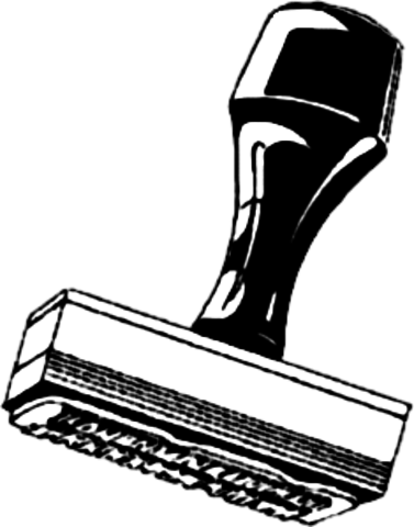 Stamp Act - Rubber Stamp Clip Art (377x480)