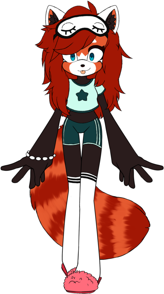 Red Panda Adoptable Closed By Vixenniru - Cartoon (711x1124)