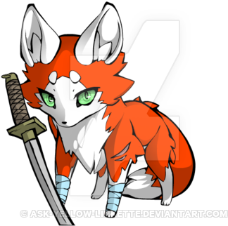 Foxy By Ask Yellow Linkette - Cartoon (400x367)