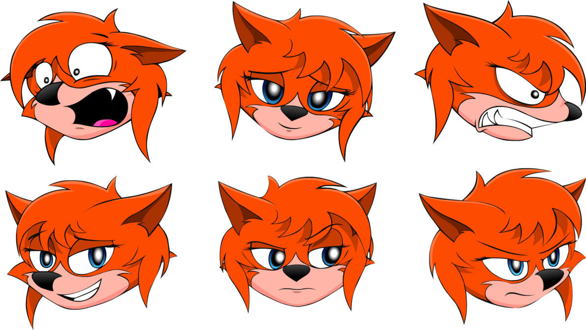 Expressive Vixen By Gonein10seconds - Cartoon (1191x671)