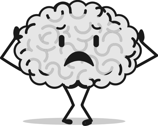 How Stress Can Manifest Itself - Brain Storms P/b (548x436)