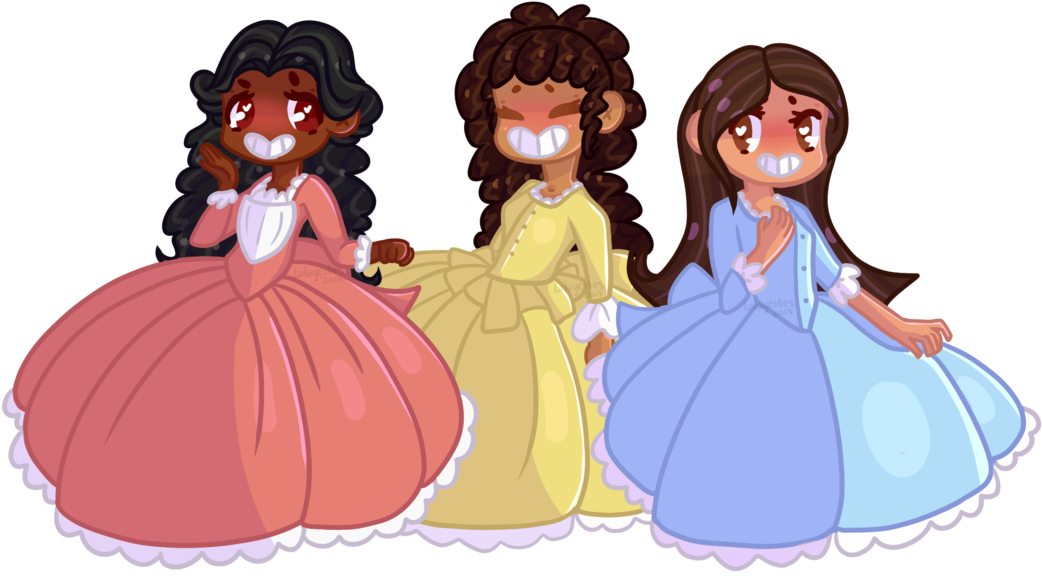 Schuyler Sisters Clipart (1069x748)