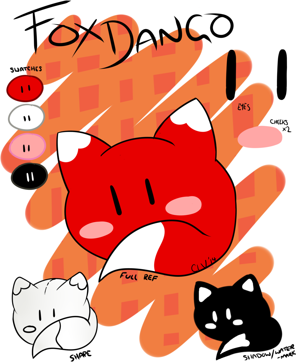 Fox Dango Ref By Cutelittlevixen Fox Dango Ref By Cutelittlevixen - Cartoon (1024x1280)