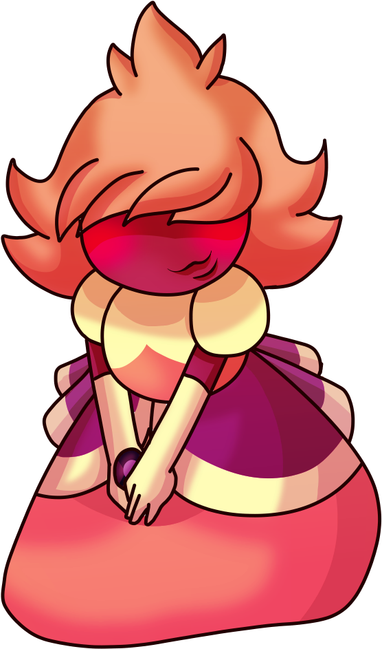 Padparadscha Sapphire By Apricotthevixen - Padparadscha Sapphire (740x1000)