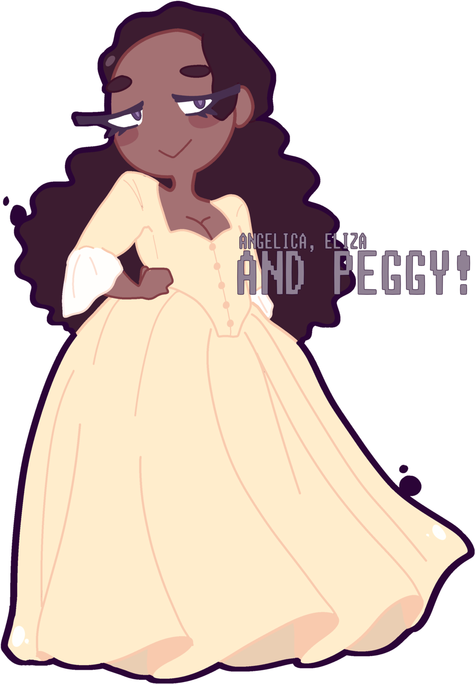 Explore Alexander Hamilton, Stickers And More - Peggy Fanart (1024x1469)
