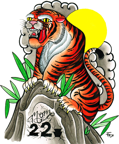 Artist & Vendor List More Artists & Vendors Being Added - Bengal Tiger (413x500)