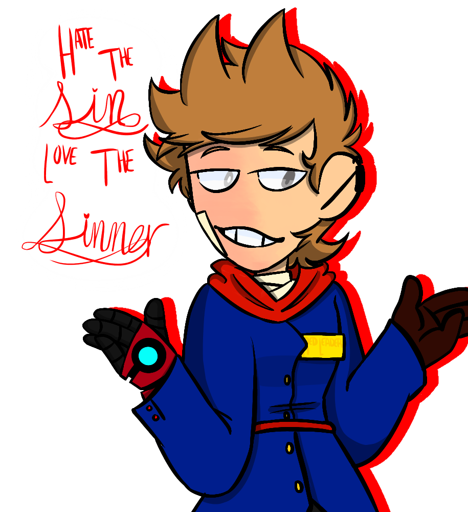 Ah Yes, Thhe Eddsworld And Hamilton Fandom - Cartoon (915x1000)