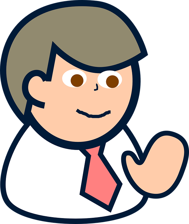 Cartoon Waving 5, Buy Clip Art - Clip Art People (605x720)