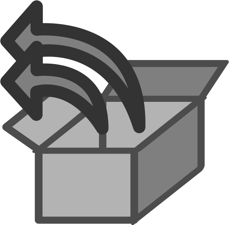 Get Notified Of Exclusive Freebies - Unpacking Clip Art (800x800)