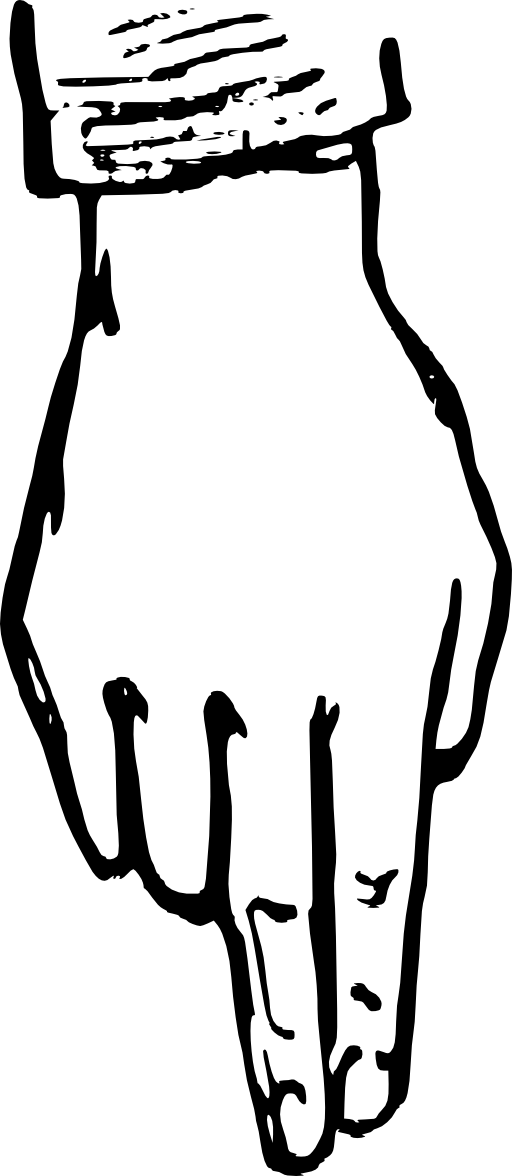 Deaf - Deaf Alphabet N (900x2067)