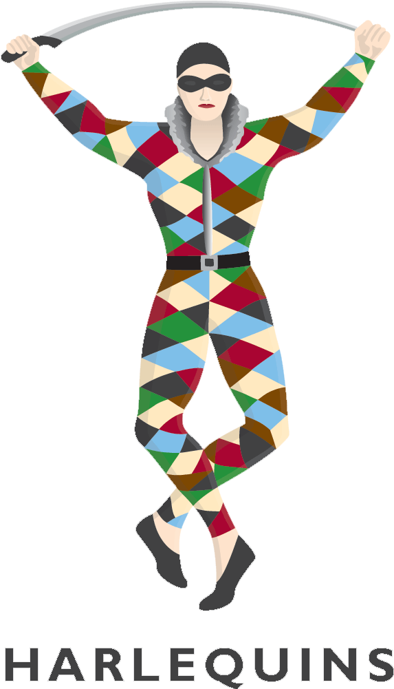 Hamilton Harlequins Logo - Gilbert Harlequins Replica Rugby Ball , 4 (626x1000)