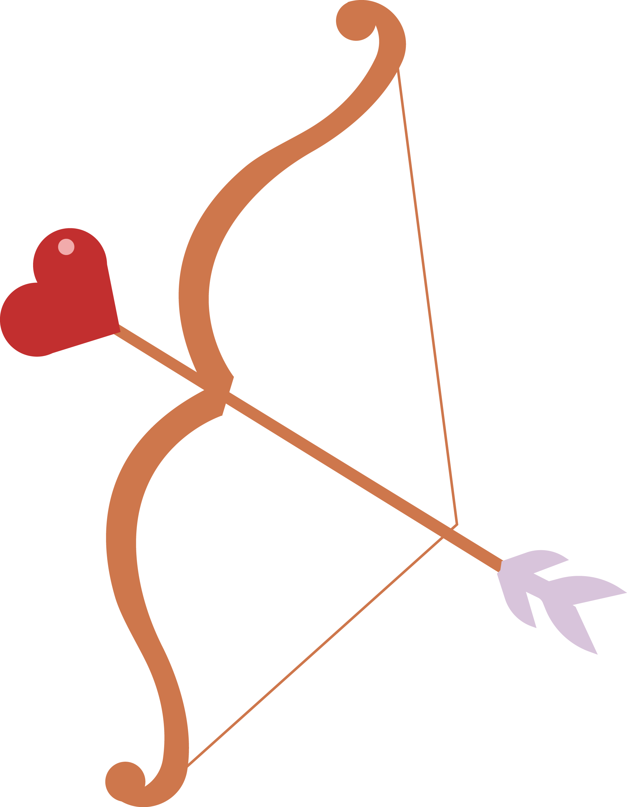Cupid Arrow Clip Art - Cupid Arrow Clip Art (2047x2636)