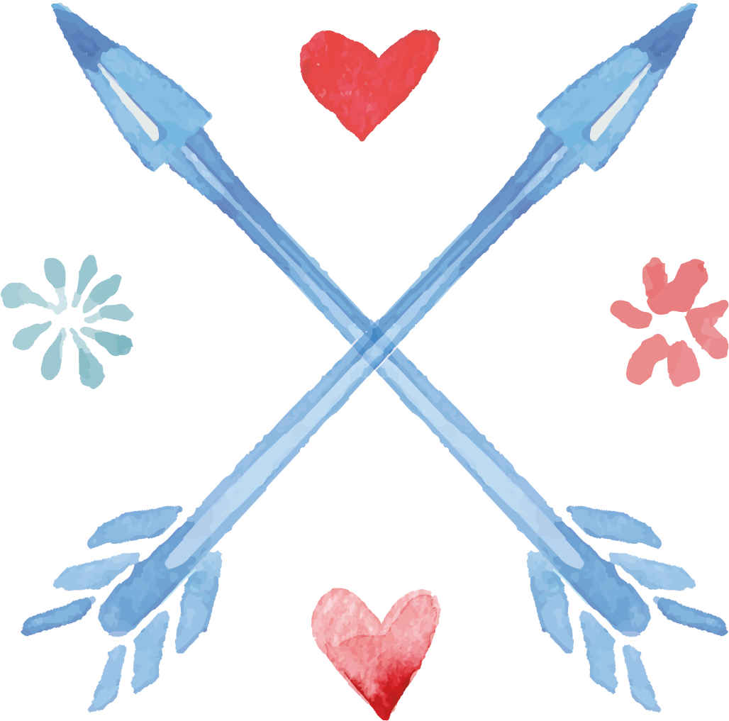 Cupid Clip Art - Watercolor Painting (1028x1017)