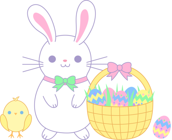 Easter Chick Pictures Free Download Clip Art Free Clip - Easter Bunny And Chick (550x447)