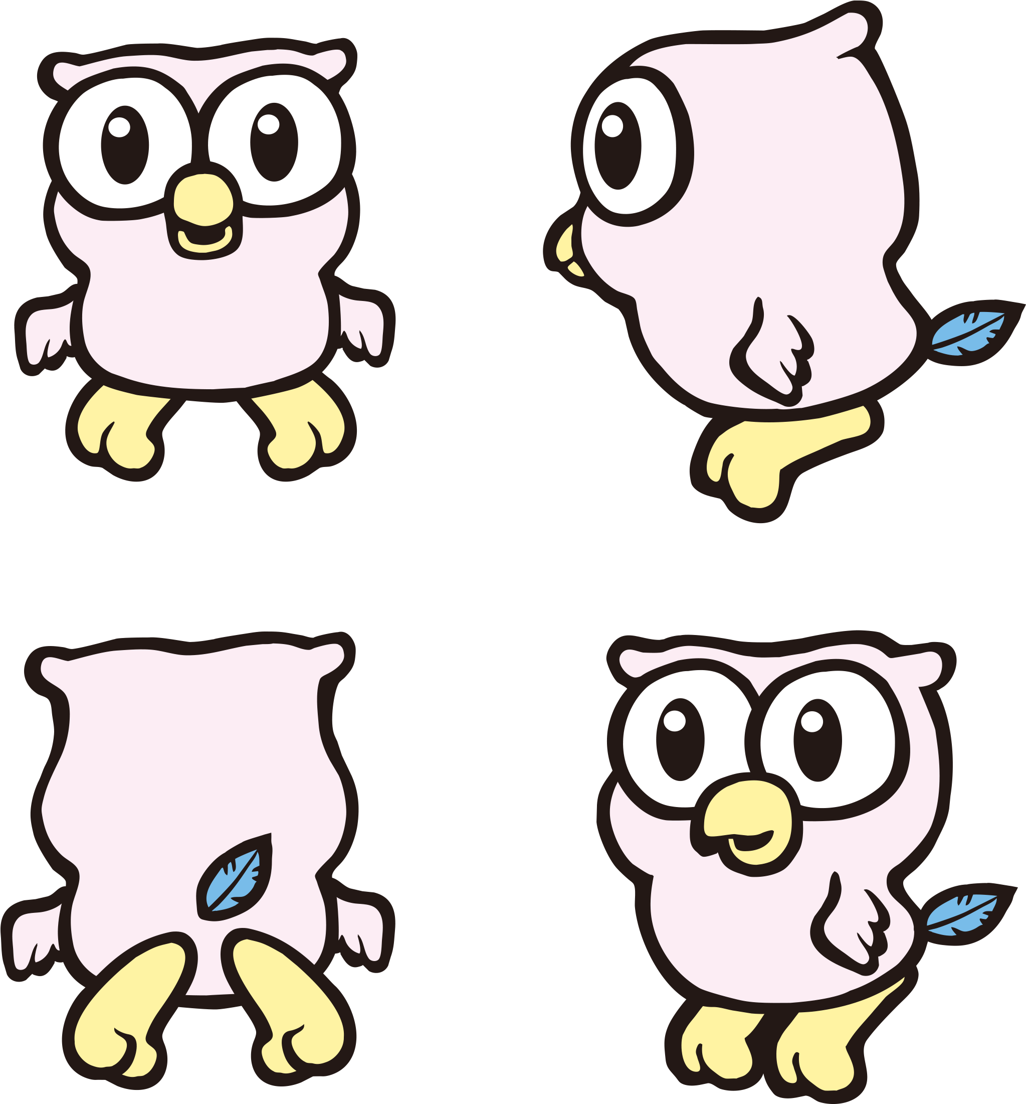 Yellow-hair Chicken Bird Clip Art - Yellow-hair Chicken Bird Clip Art (2902x2258)