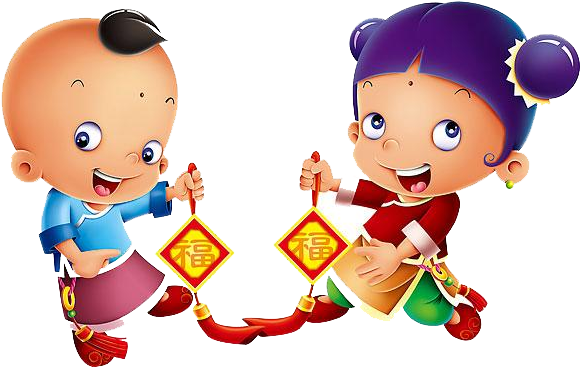 Chinese New Year Cartoon Doll Child Dragon Dance - Chinese New Year Cartoon Doll Child Dragon Dance (600x600)