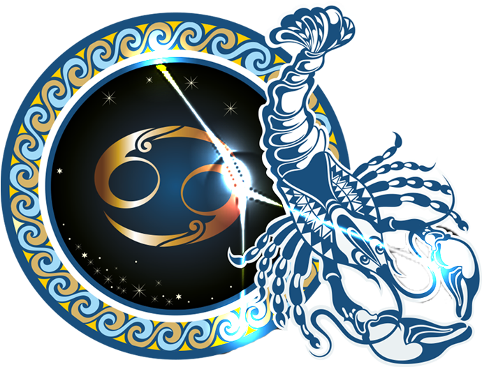 Cancer Astrology Horoscope Astrological Sign Zodiac - East Urban Home Zodiac Gemini Icon Motif Rmation Theme (711x546)