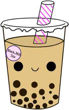 Bobalicious Boba Messages Sticker-0 - Bubble Tea (408x408)
