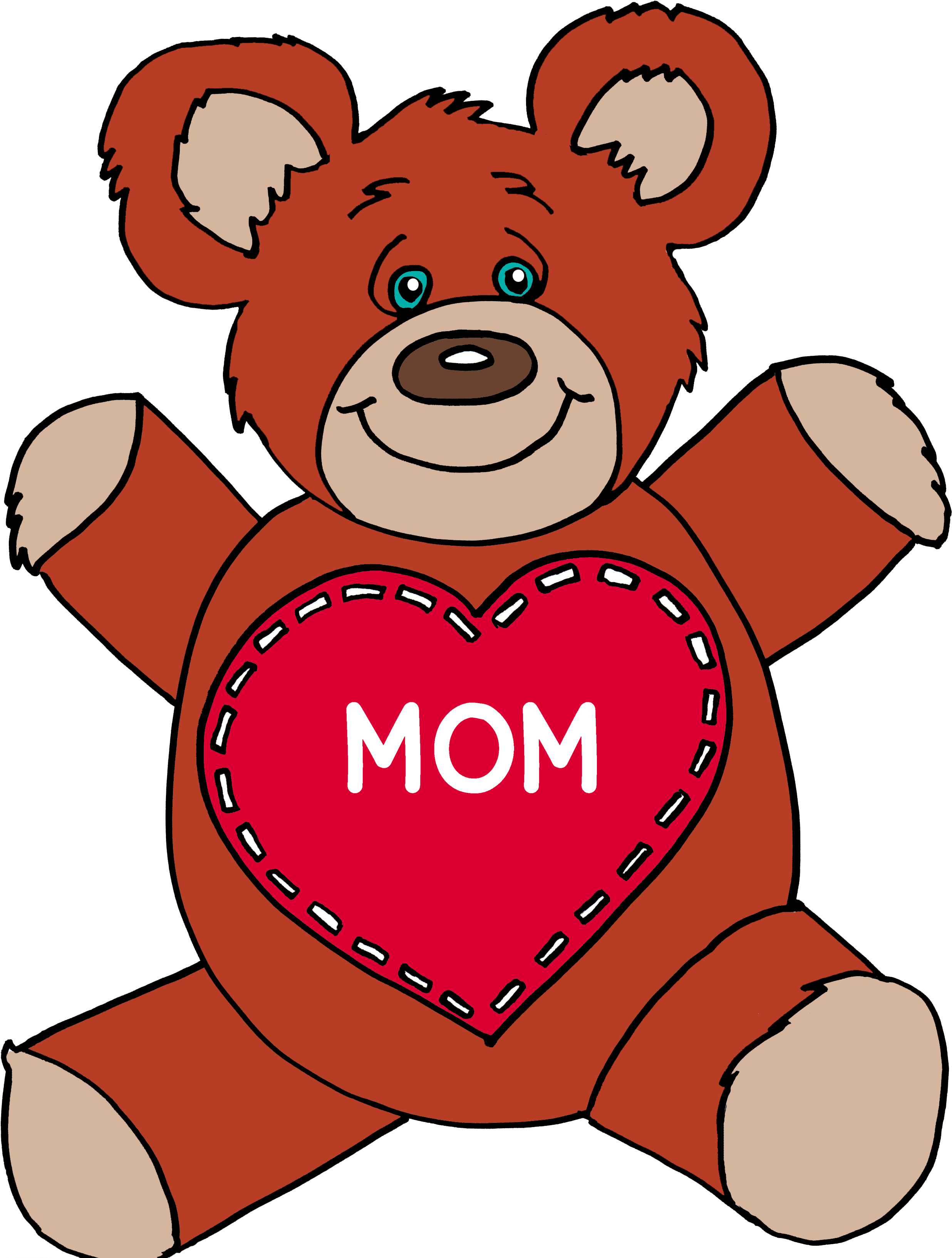 Clip Art - Transparent Gif Of Cartoon Bear (2550x3300)
