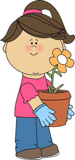 Mothers Day Flower Pot Clip Art Download - Planting Clipart (259x550)