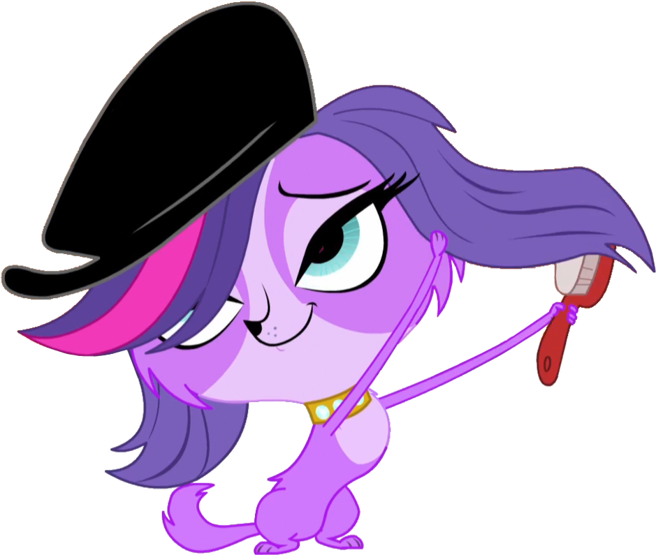 Lps Zoe Brushing Her Hair Vector By Emilynevla - Littlest Pet Shop (1024x889)