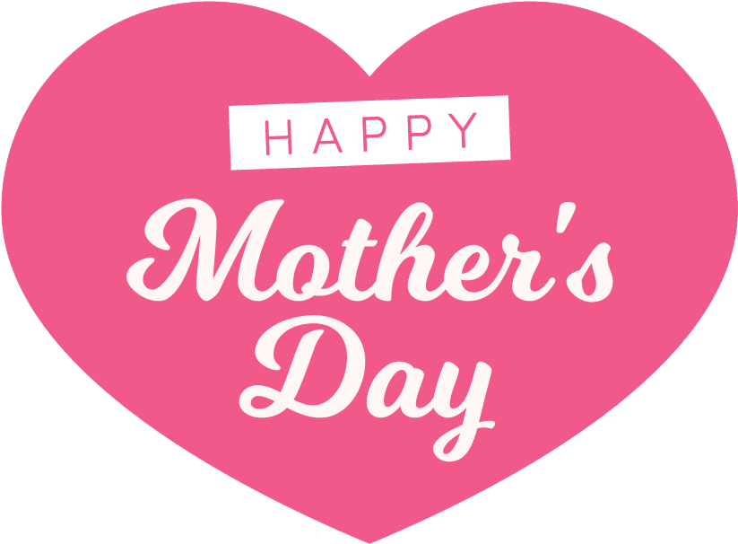 Download Happy Mothers Day Heart Shaped Pattern Free - Happy Mothers Day Heart (952x733)